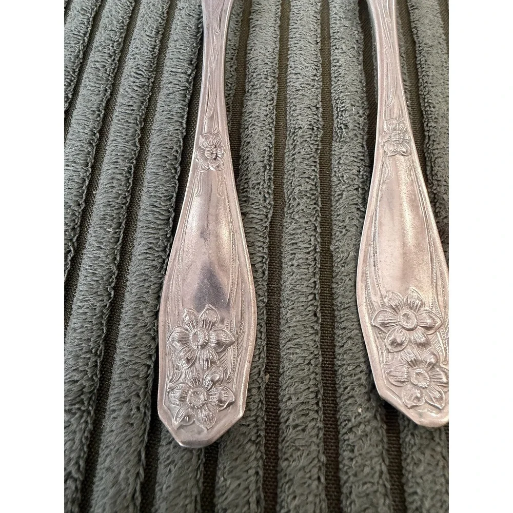 Rogers Nickel Silver Flatware Set 19 Piece‎ - Spoons Forks Butter Knife
